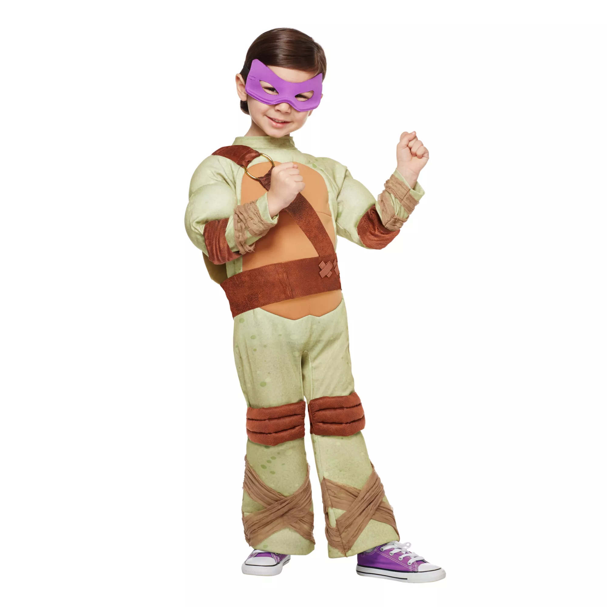 Toddler Muscle Donatello One Piece Costume - Teenage Mutant Ninja Turtles at Spirit Halloween