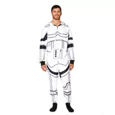 Adult Hooded Storm Trooper Union Star Wars One-Piece Pajamas at Spirit Halloween