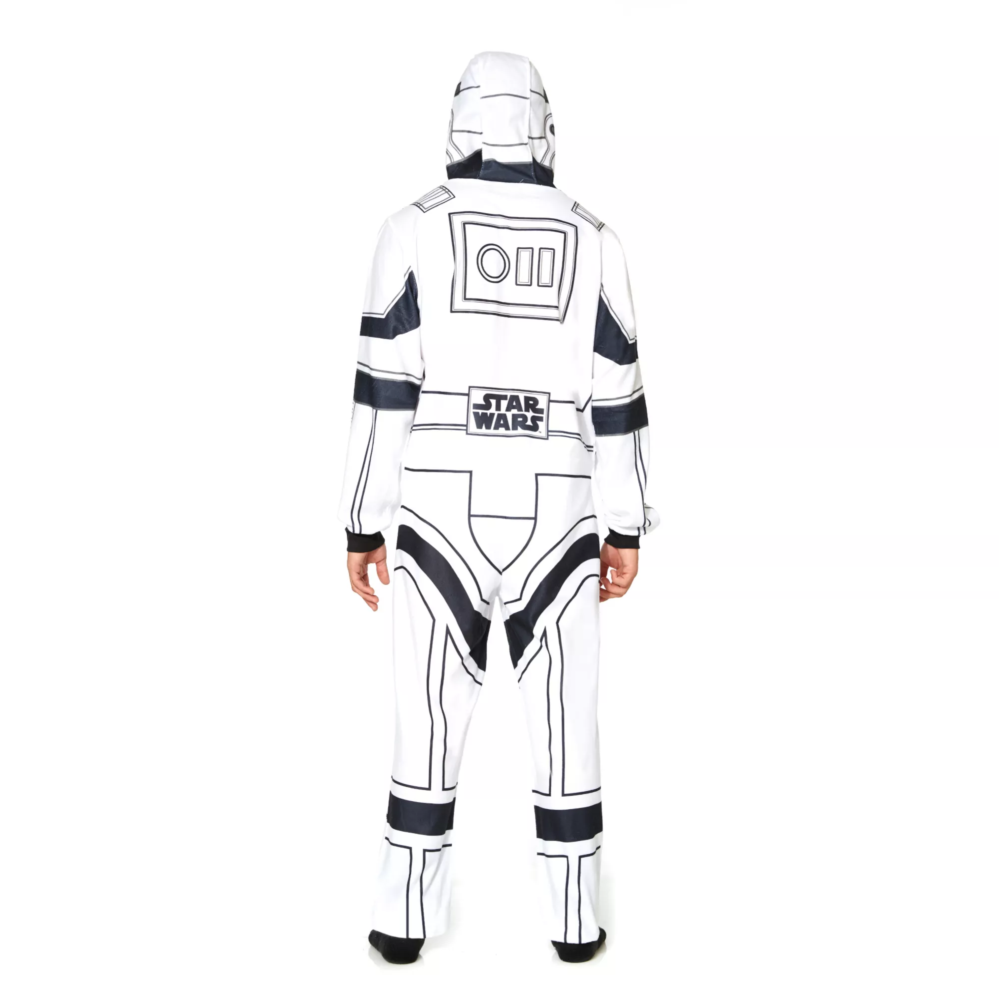 Adult Hooded Storm Trooper Union Star Wars One-Piece Pajamas at Spirit Halloween