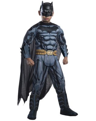 Kids Grey and Black 3D Batman Costume - DC Comics 