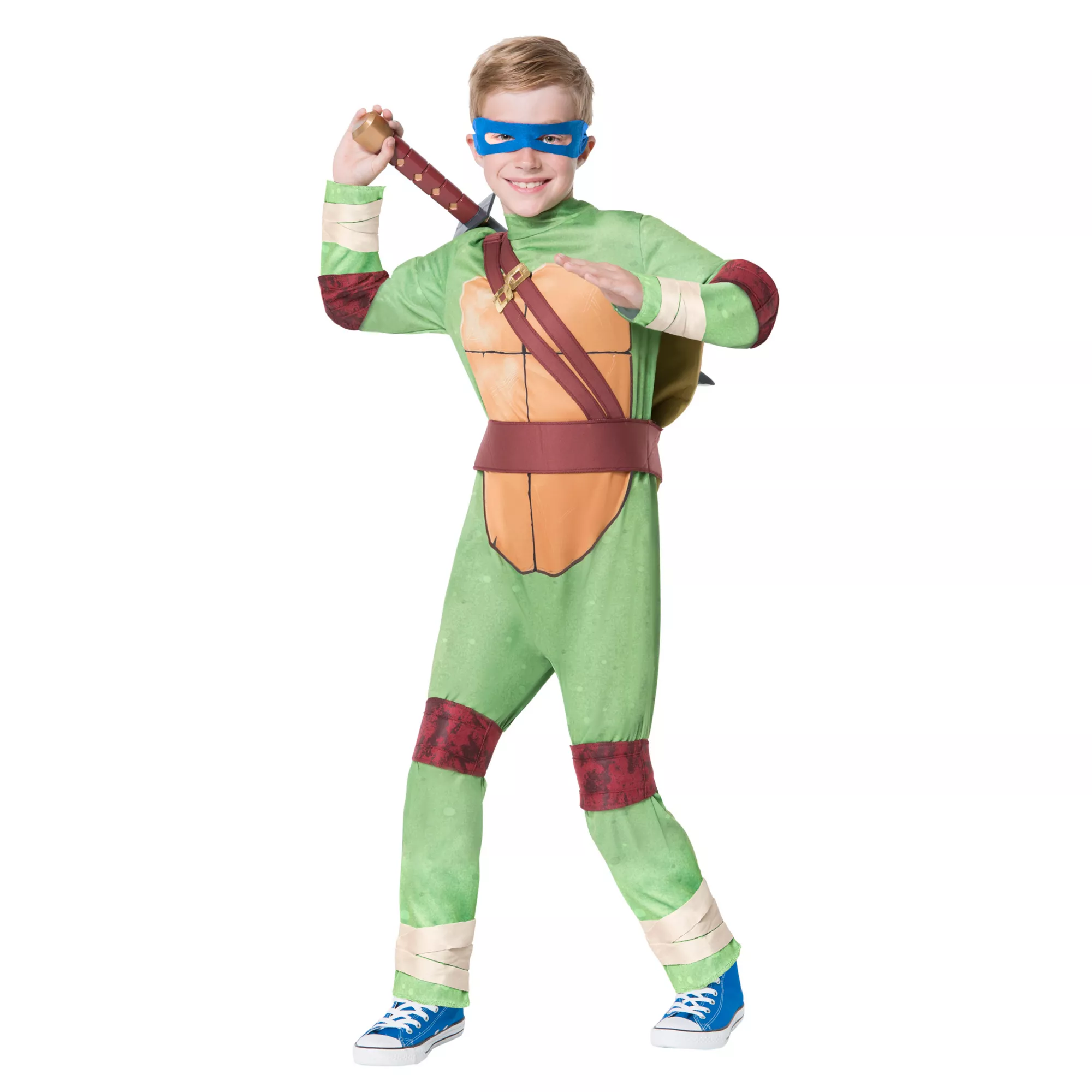 Kids Leonardo One Piece Costume - Teenage Mutant Ninja Turtles at Spirit Halloween