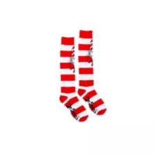 Striped Cat in the Hat Knee High Socks - Dr. Seuss - Spirithalloween.com