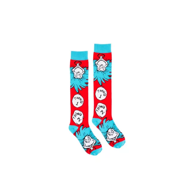 Thing 1 and 2 Knee High Socks - Dr. Seuss at Spencer's