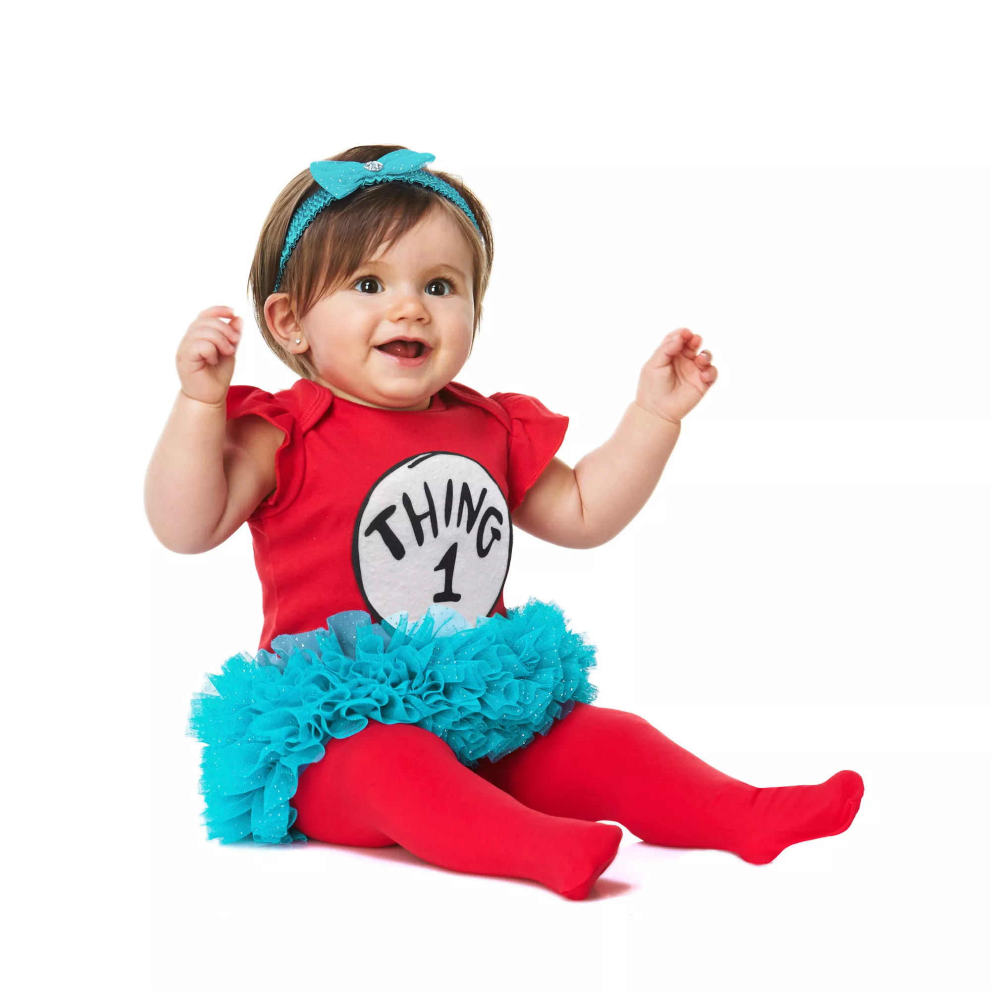 Toddler Thing 1 and Thing 2 Tutu Costume - Dr. Seuss at Spencer's