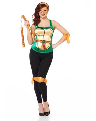 Metallic Michelangelo Costume Kit - Teenage Mutant Ninja Turtles ...