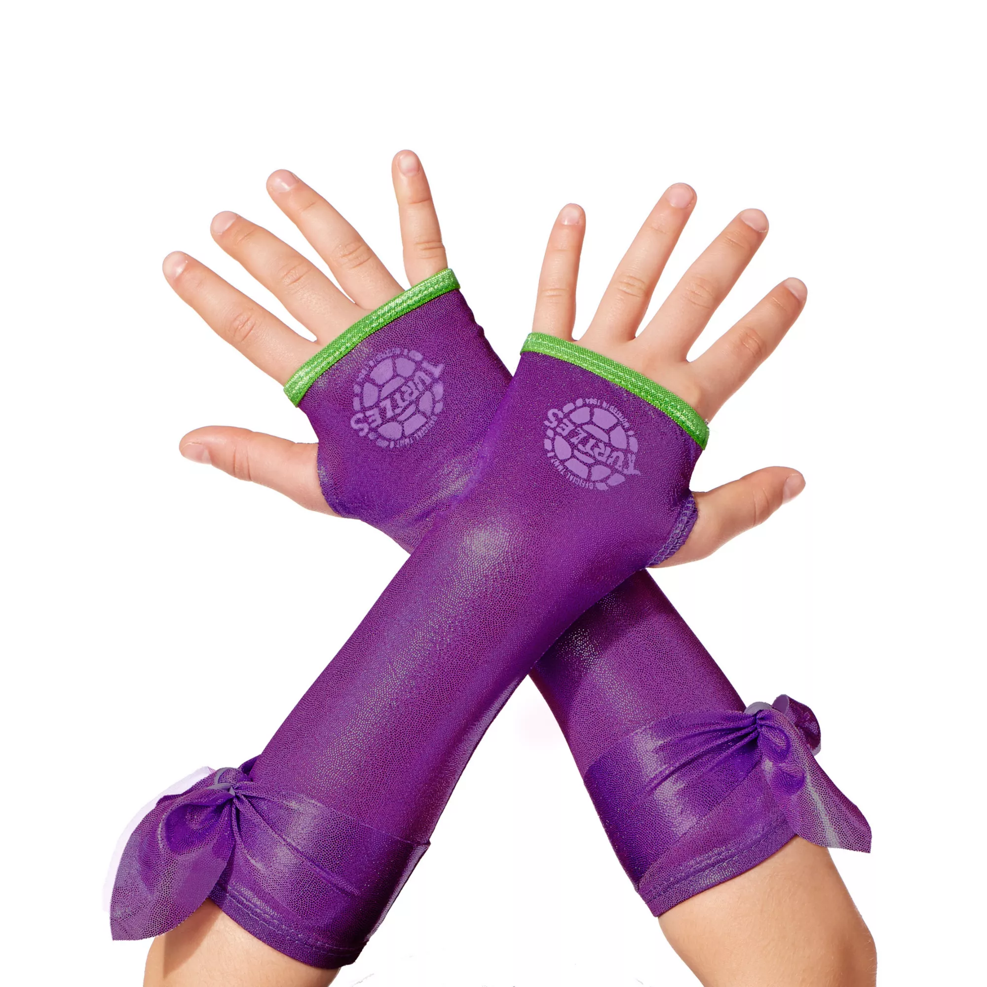 Girls TMNT Donatello Metallic Armwarmers at Spirit Halloween