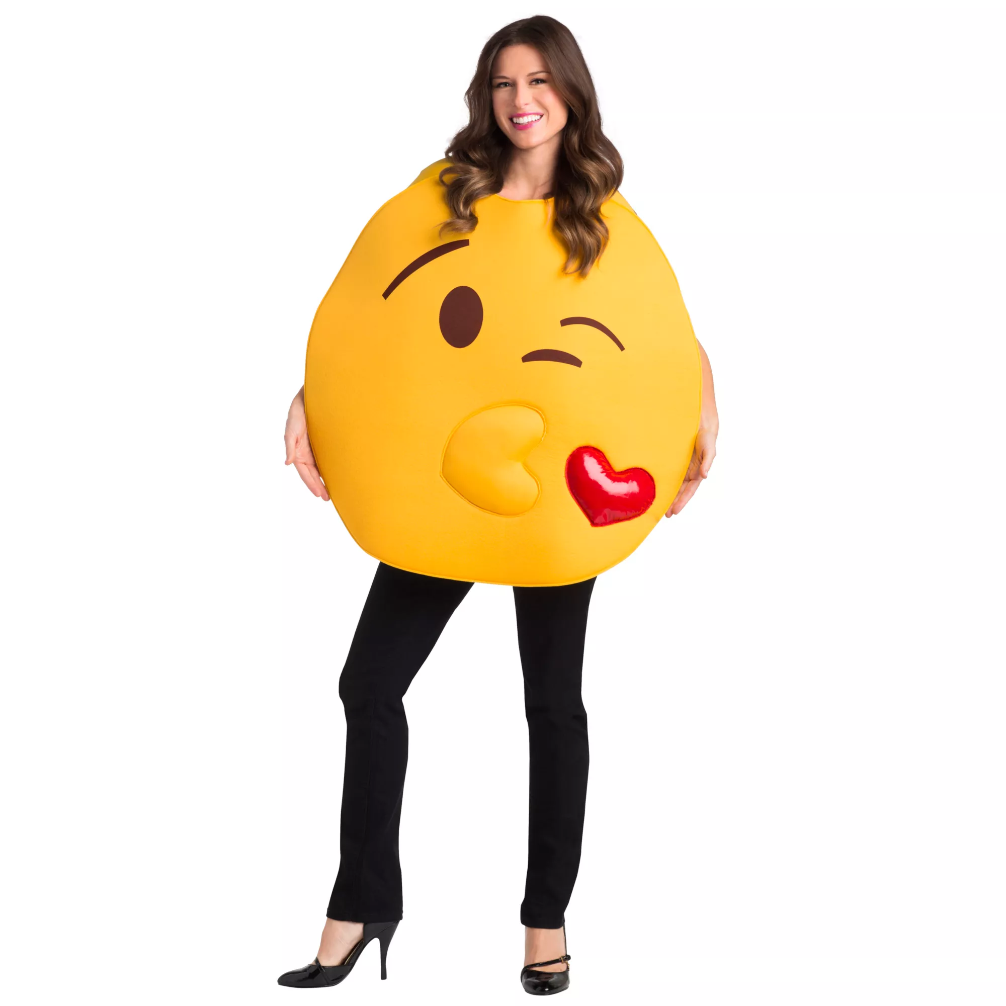 Adult Kiss Emoji Costume at Spirit Halloween