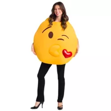 Adult Kiss Emoji Costume at Spirit Halloween