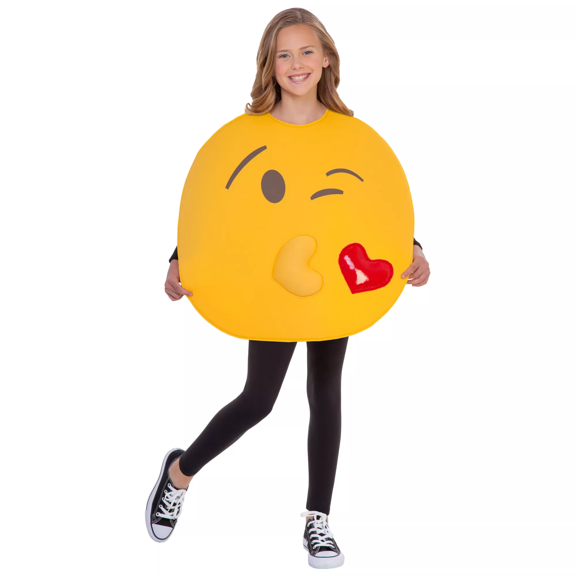 Kids Kissy Face Emoji Costume at Spirit Halloween