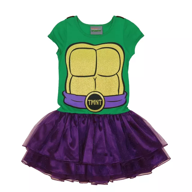 Girls TMNT Donatello Tutu Dress with Cape Costume at Spirit Halloween