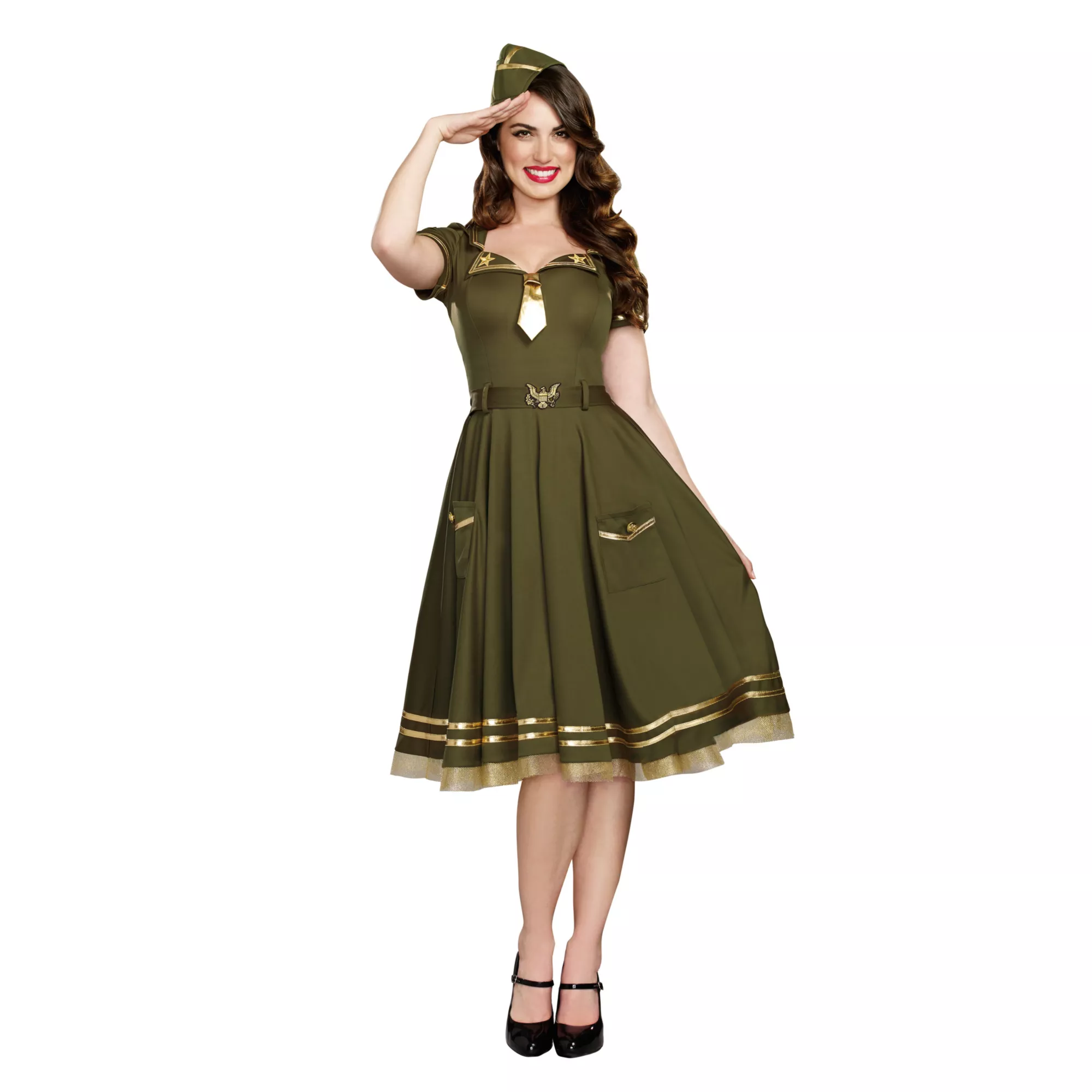 Adult War Time Doll Costume at Spirit Halloween