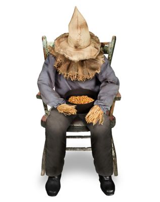 4.5 Ft Sitting Scarecrow Animatronic