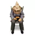 4 Ft 6 In Sitting Scarecrow Animatronic at Spirit Halloween