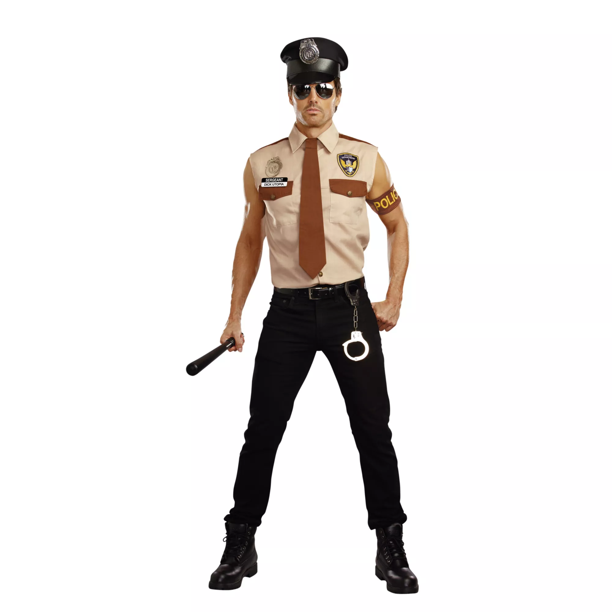 Adult Sergeant Frisky Police Costume at Spencer's