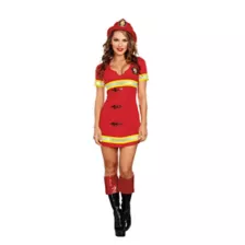 Adult Red Hot Fire Chief Costume at Spirit Halloween