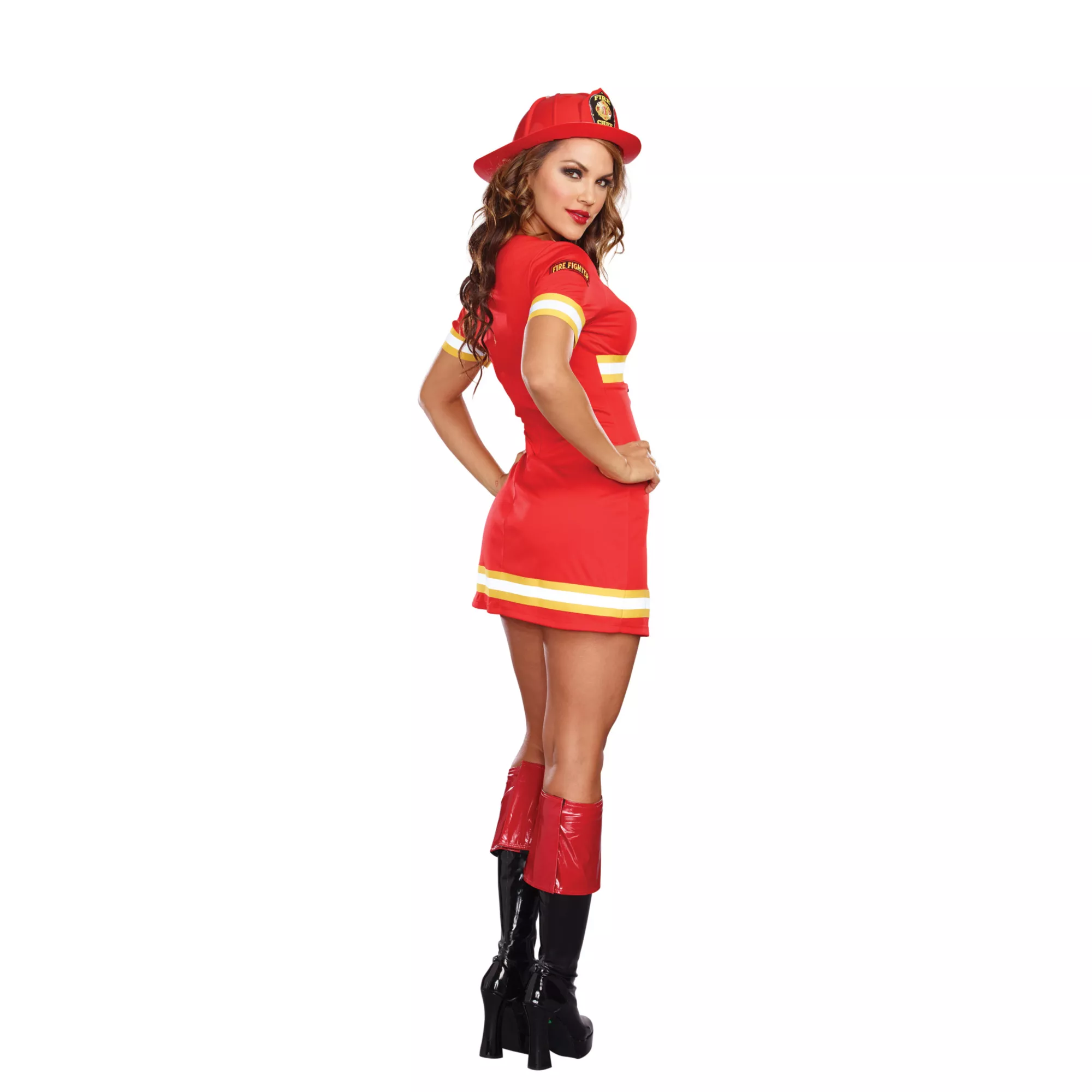 Adult Red Hot Fire Chief Costume at Spirit Halloween