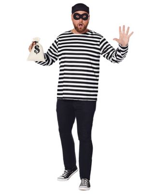 Burglar plus size costume