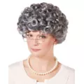 Curly Old Woman Wig at Spirit Halloween