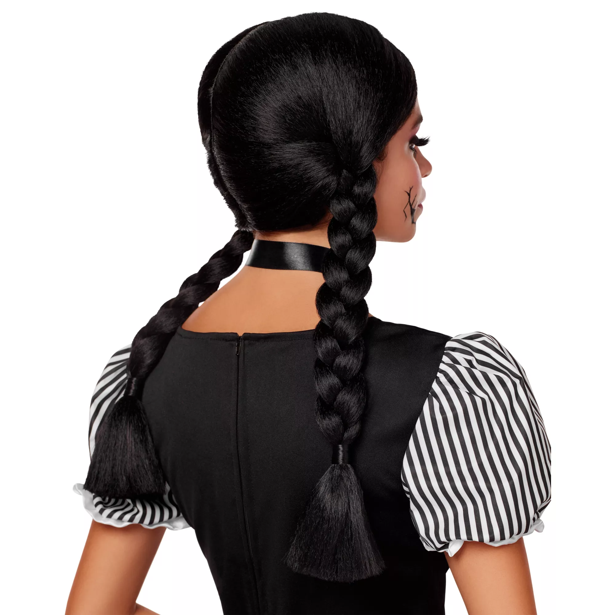 Braided Black Wig at Spirit Halloween