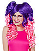 Pink and Purple Wig