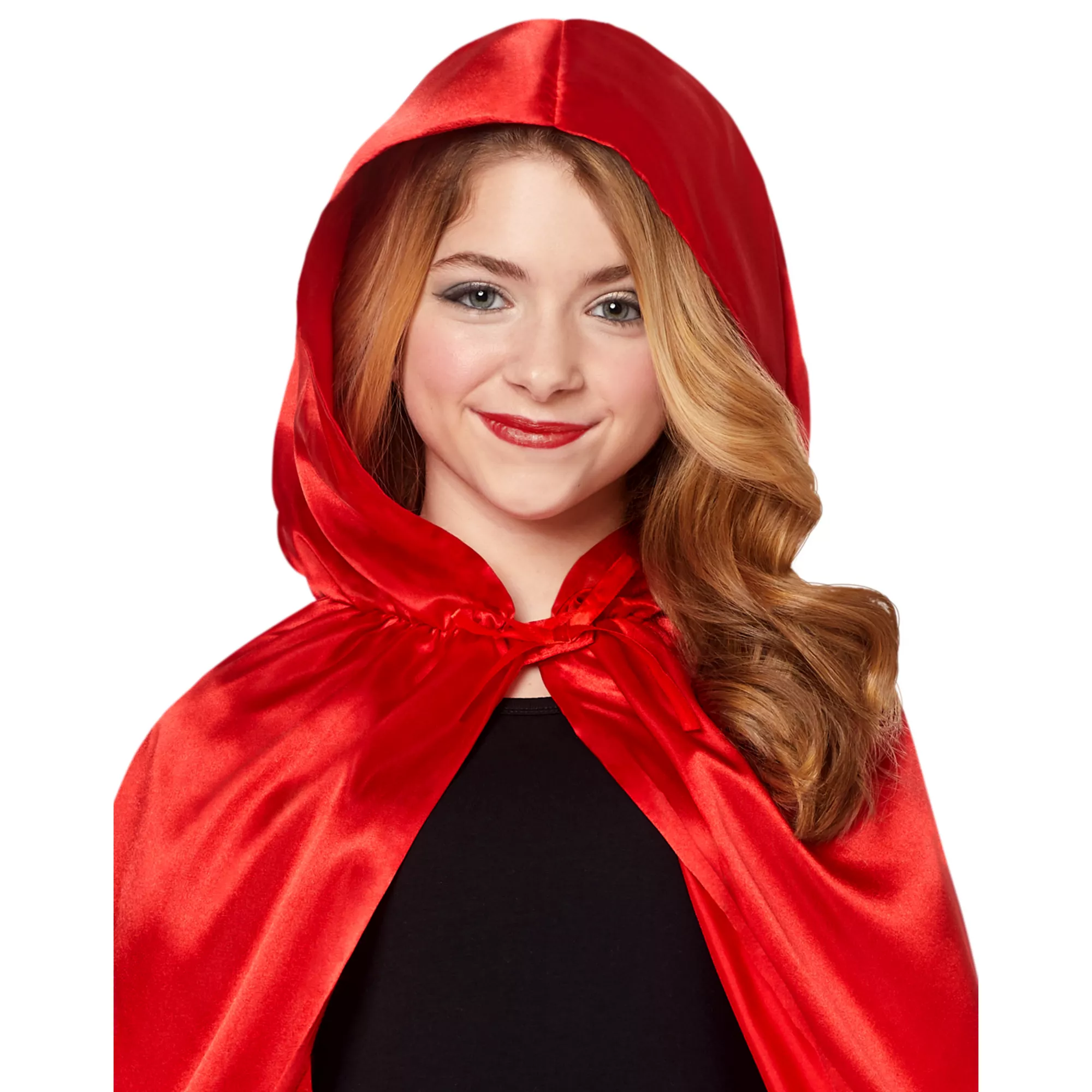 Kids Red Satin Cape at Spirit Halloween