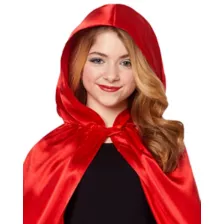 Kids Red Satin Cape at Spirit Halloween