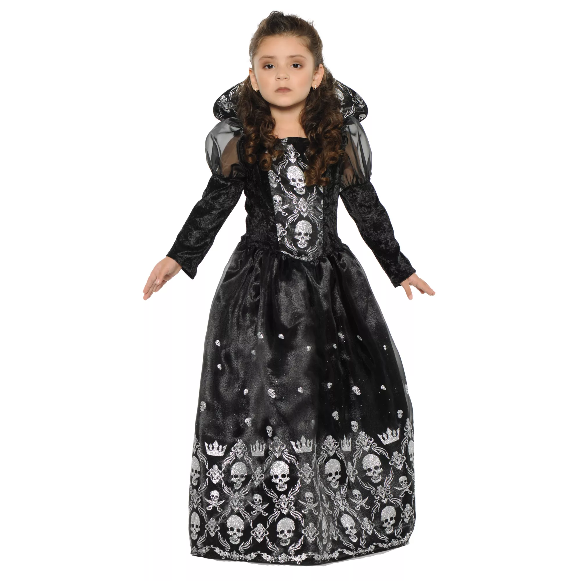 Kids Dark Skeleton Princess Costume at Spirit Halloween