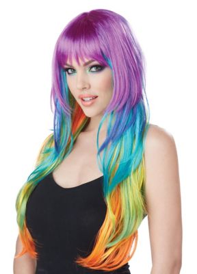 Halloween Wig Fashion Color