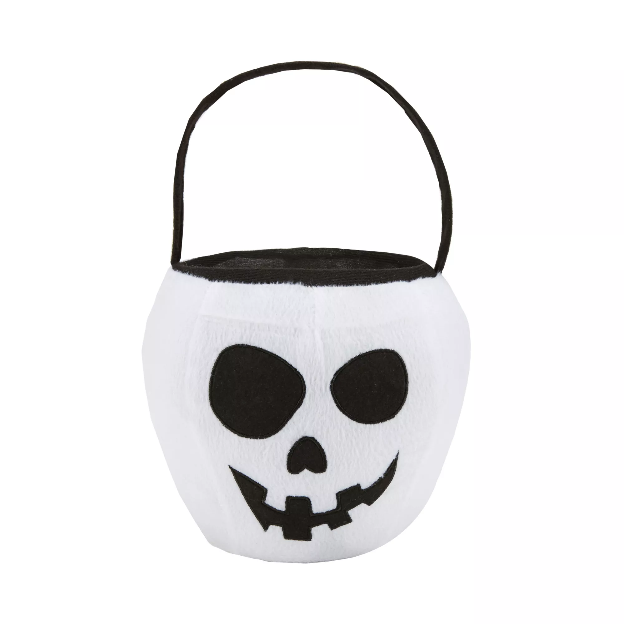Skull Plush Treat Bucket at Spirit Halloween