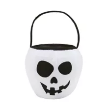 Skull Plush Treat Bucket at Spirit Halloween