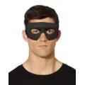 Black Burglar Eye Half Mask at Spencer's