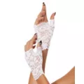 White Lace Gloves at Spirit Halloween