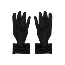 Black Gloves with Bows at Spirit Halloween