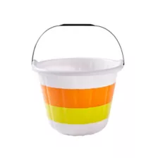 Candy Corn Plastic Pail at Spirit Halloween