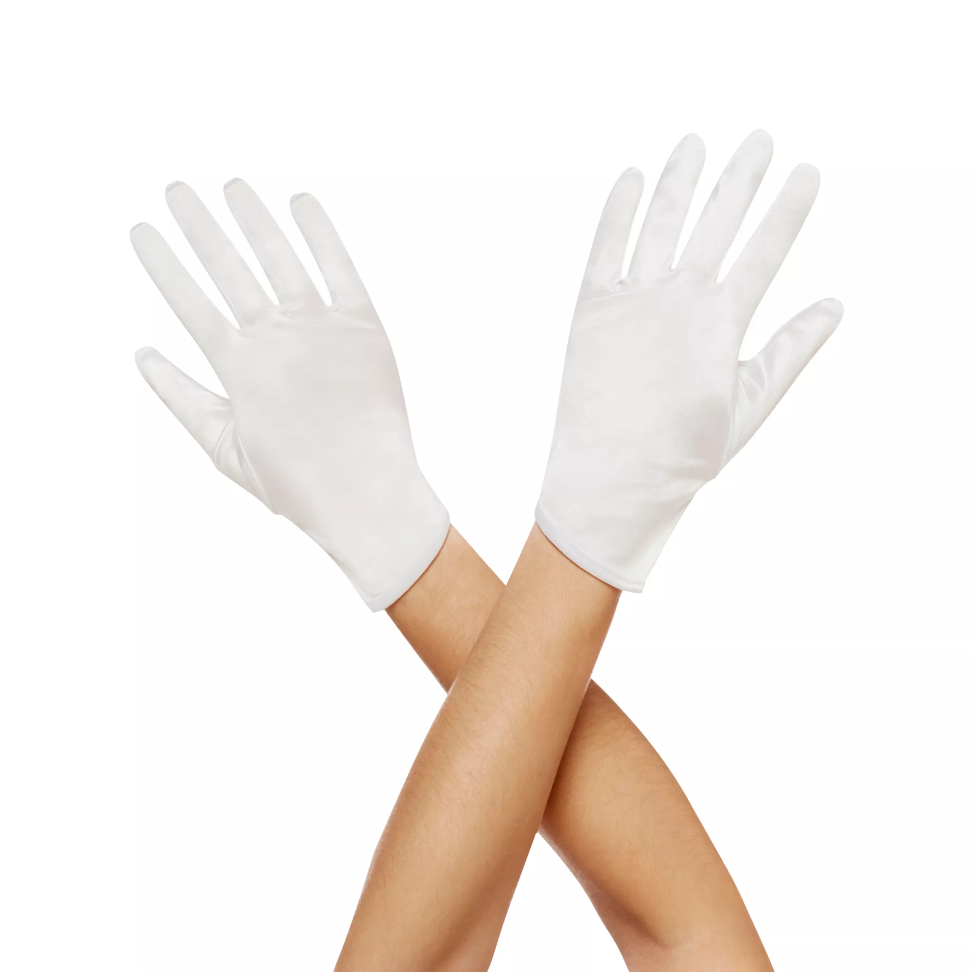 White Tea Time Gloves at Spirit Halloween