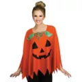Adult Pumpkin Poncho at Spirit Halloween
