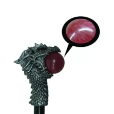 Dragon Head Staff with Orb at Spirit Halloween