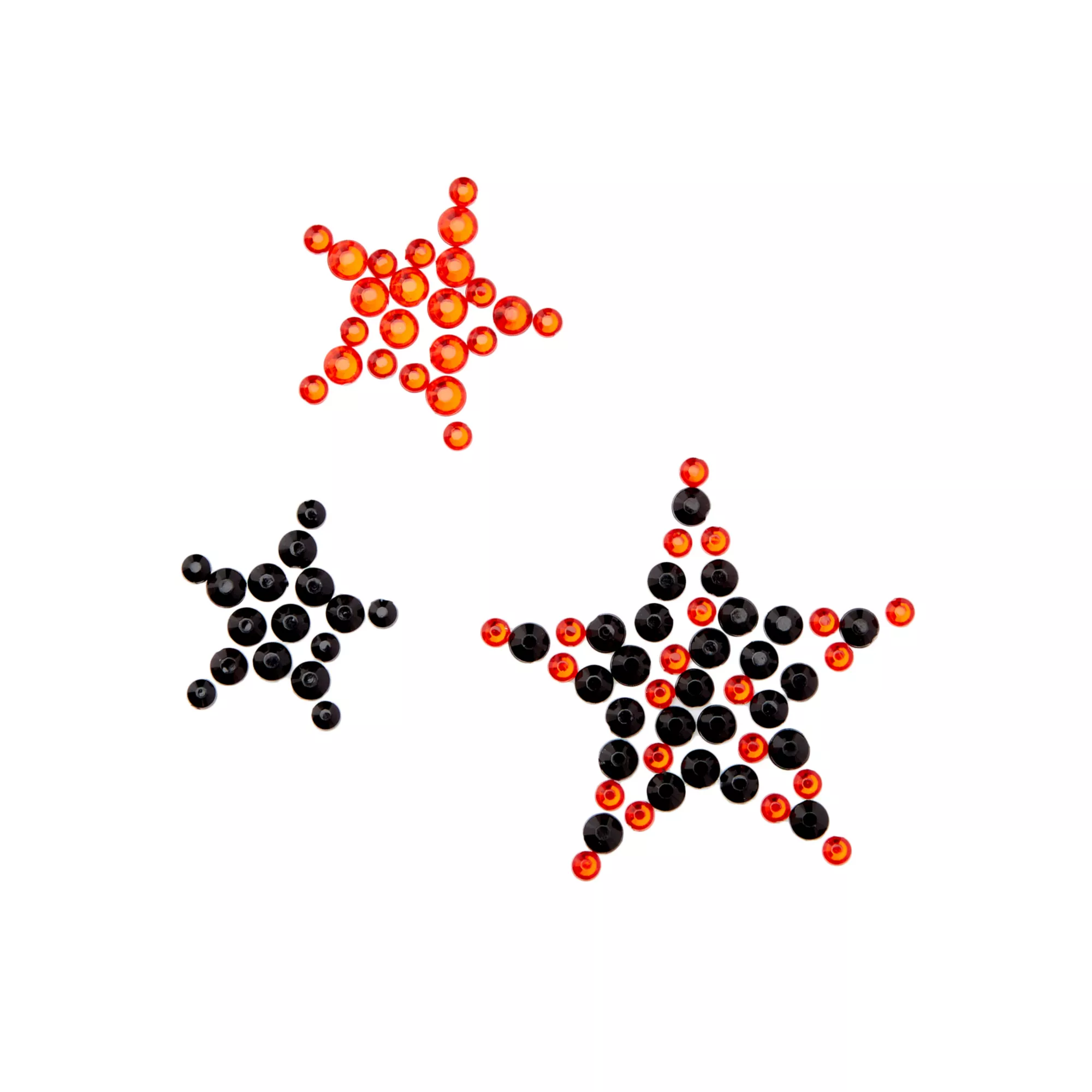 Black and Orange Rockstar Crystal Tattoos at Spirit Halloween