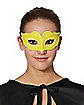Yellow Venetian Half Mask