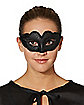 Black Venetian Half Mask