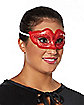 Red Venetian Half Mask
