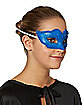 Blue Venetian Half Mask