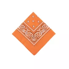 Adult Orange Paisley Bandana at Spirit Halloween