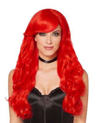 Cheap red wigs outlet for halloween