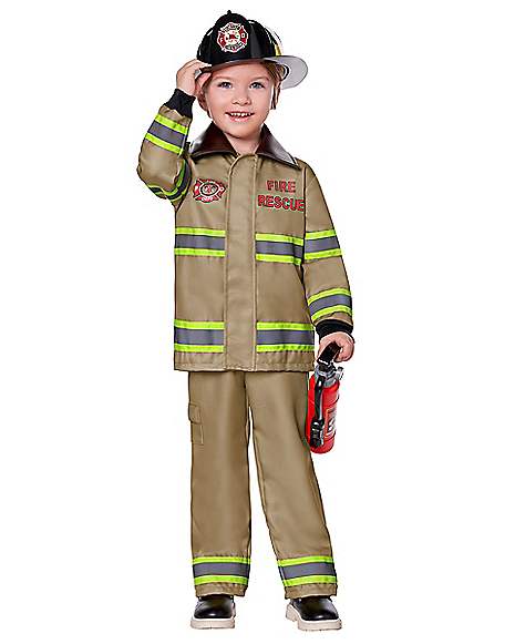 Black Fire Fighter Womens Adult First Responder Rescuer Costume Shirt 