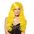 Yellow Curls Wig at Spencer's
