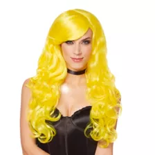 Yellow Curls Wig at Spencer's