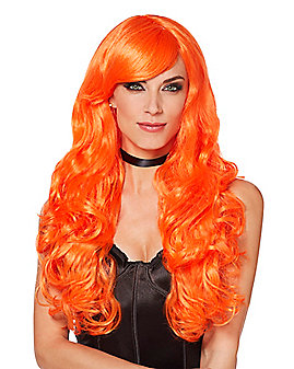Orange Curls Wig