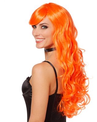 Orange Curls Wig