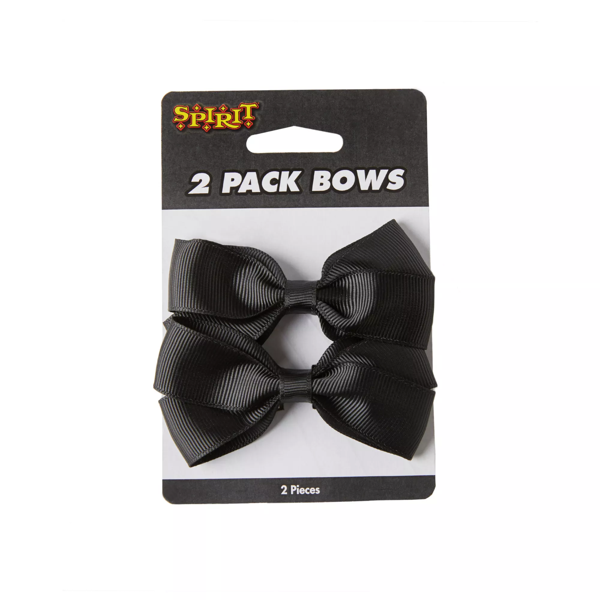 2 Pack Black Bows at Spencer's